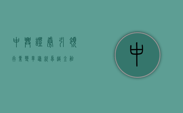 中兴证券，引领行业变革，铸就卓越金融