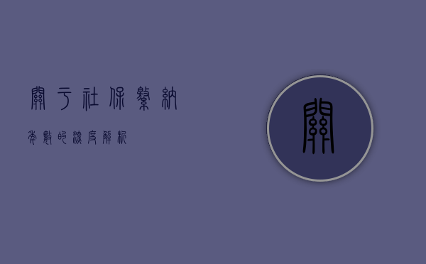 关于社保缴纳年数的深度解析