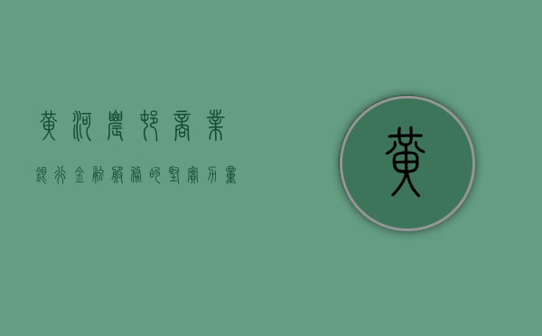 黄河农村商业银行，金融服务的坚实力量