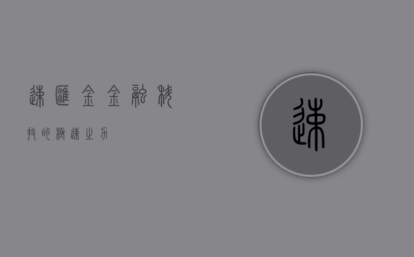 速汇金，金融科技的极速之力