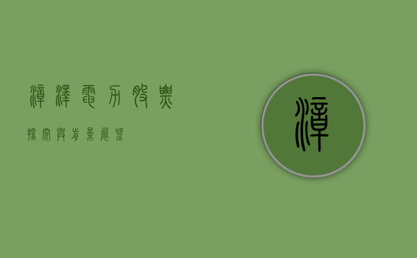 漳泽电力股票,探究与前景展望