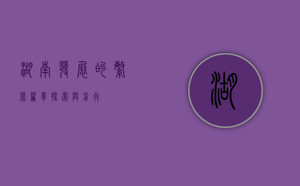湖南发展的繁荣篇章，探索与前行