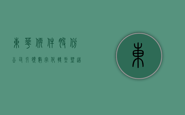 东华软件股份公司，引领数字化转型，塑造企业新未来