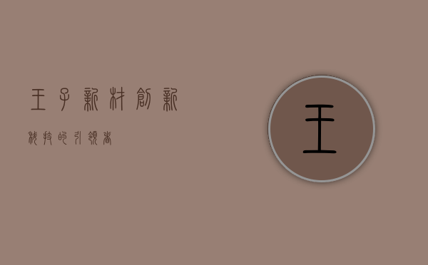 王子新材,创新科技的引领者