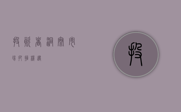 投资者，洞察市场，把握机遇