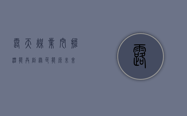 露天煤业，挖掘潜能，共创绿色能源未来