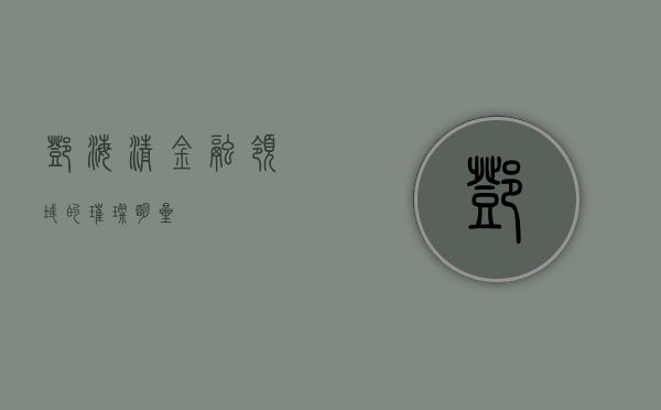 邓海清，金融领域的璀璨明星