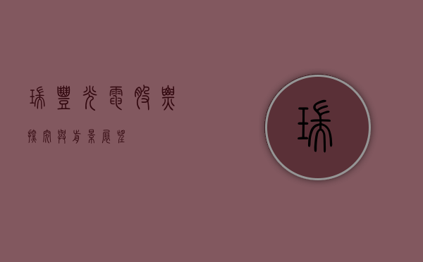 瑞丰光电股票，探究与前景展望