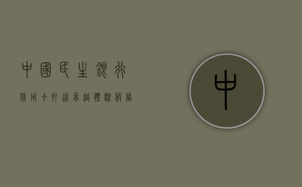 中国民生银行信用卡，打造卓越体验，引领消费金融新时代