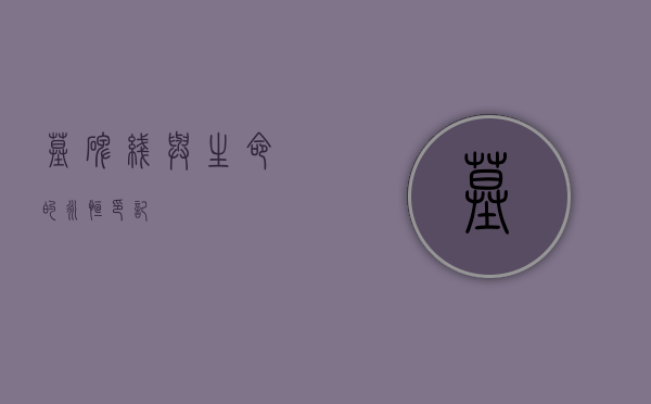 墓碑线与生命的永恒印记