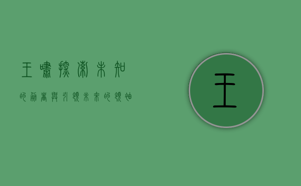 王啸，探索未知的勇者与引领未来的领袖