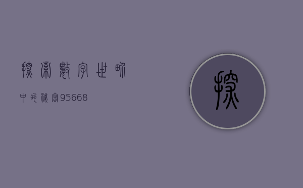 探索数字世界中的秘密，95668