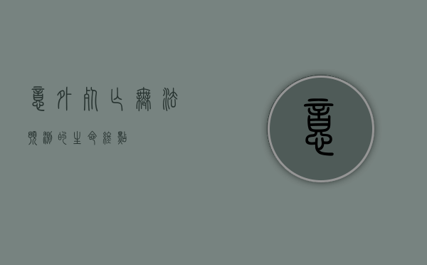 意外死亡，无法预测的生命终点