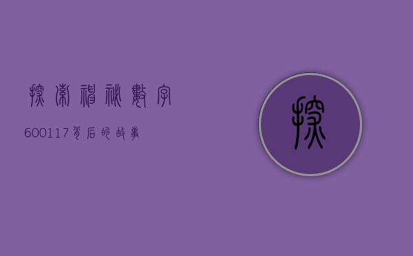 探索神秘数字600117，背后的故事与意义