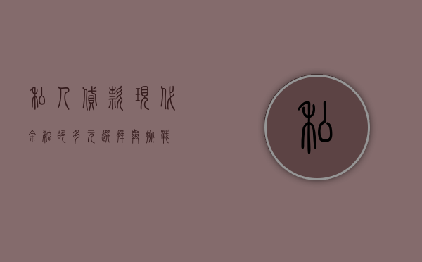 私人贷款，现代金融的多元选择与挑战