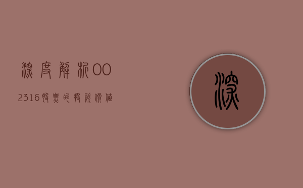 深度解析，002316股票的投资价值与前景展望