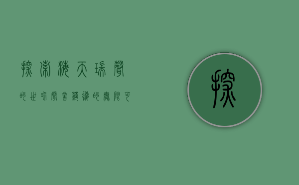 探索海天瑞声的世界,声音艺术的无限可能