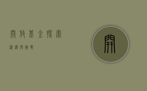 开放基金，探索、机遇与挑战