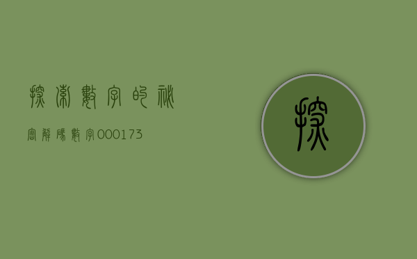 探索数字的秘密，解码数字000173