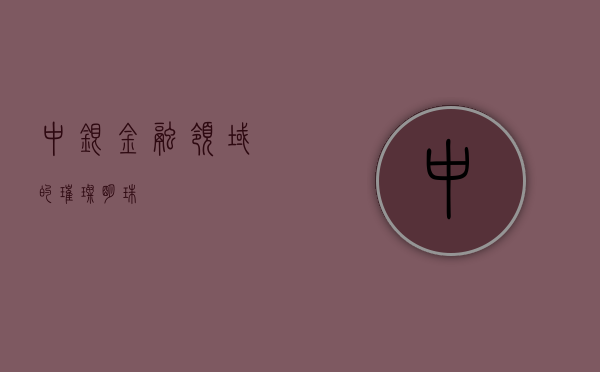 中银，金融领域的璀璨明珠