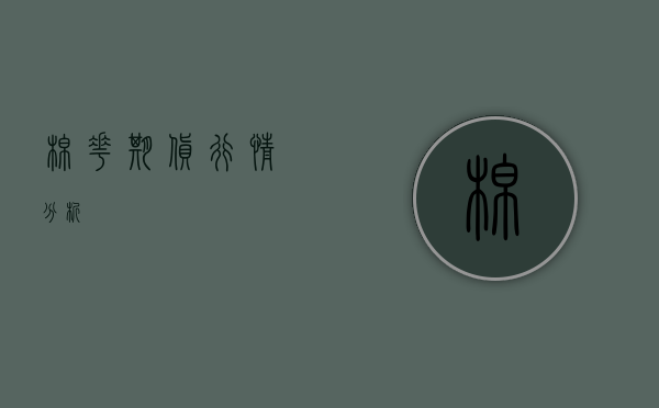 棉花期货行情分析