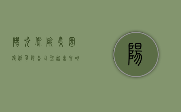 阳光保险集团股份有限公司，塑造未来的保险巨头