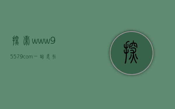 探索www.95579.com—一站式在线服务平台