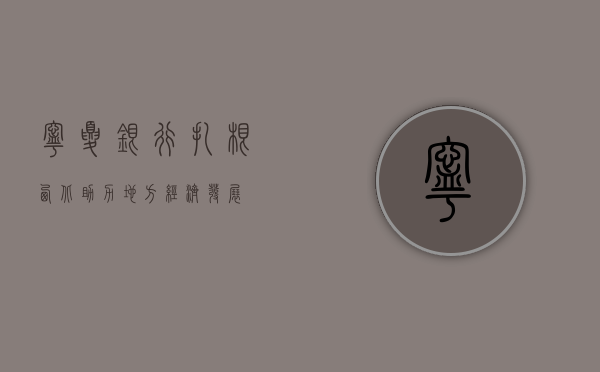 宁夏银行，扎根西北，助力地方经济发展