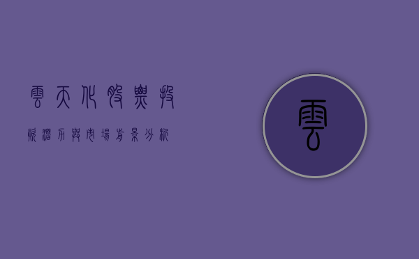 云天化股票，投资潜力与市场前景分析