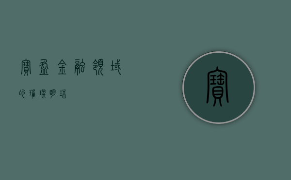 宝盈,金融领域的璀璨明珠