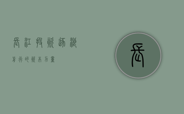 长江投资，逐浪前行的资本力量