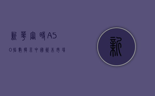 新华富时A50指数,揭示中国资本市场的风向标