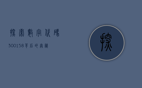 探索数字代码300158背后的奥秘