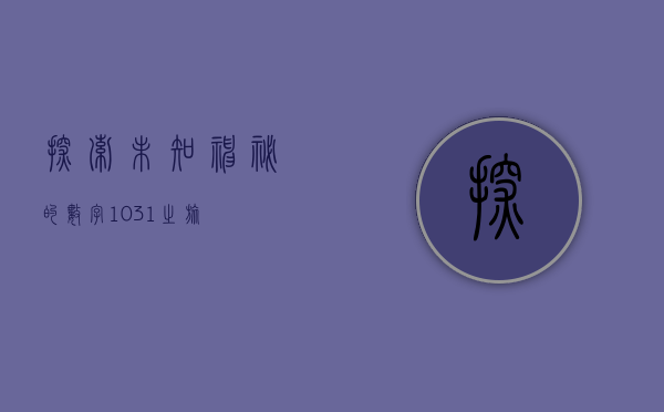 探索未知，神秘的数字1031之旅