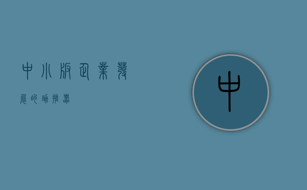 中小板，企业发展的助推器