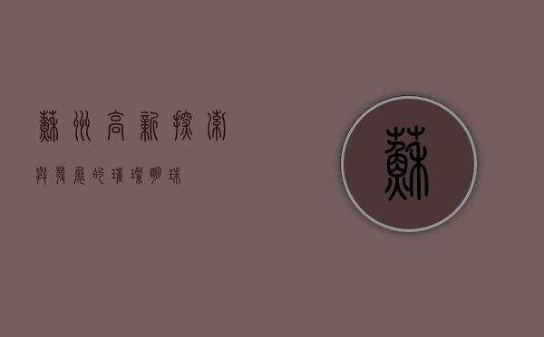 苏州高新,探索与发展的璀璨明珠