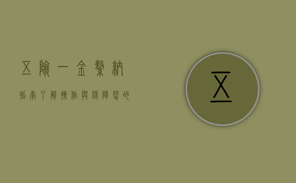 五险一金缴纳指南，了解、操作与保障您的权益