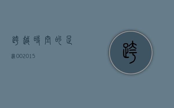 跨越时空的足迹，002015