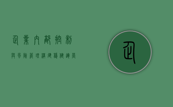 企业内部控制与风险管理，构建稳健运营之基石