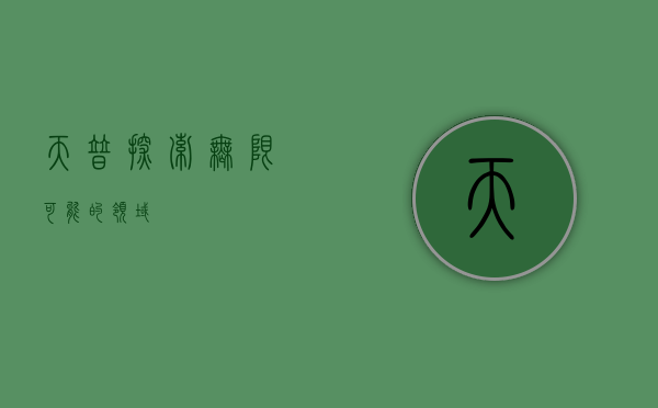 天普，探索无限可能的领域