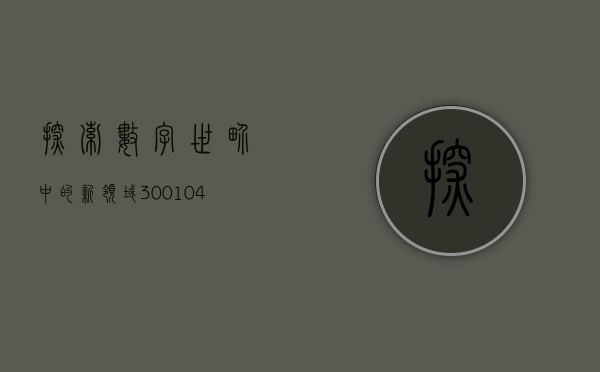 探索数字世界中的新领域—300104