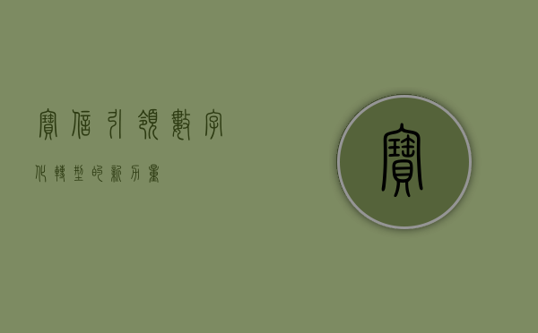 宝信，引领数字化转型的新力量