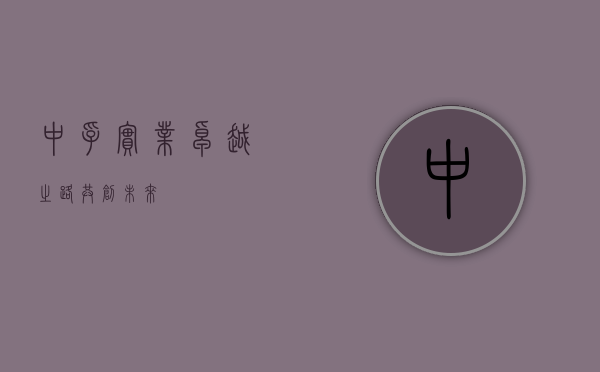 中孚实业,卓越之路,共创未来