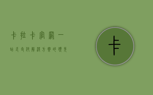 卡拉卡官网，一站式支付解决方案的领先平台