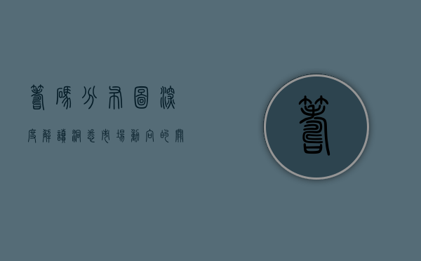 筹码分布图深度解读，洞悉市场动向的关键