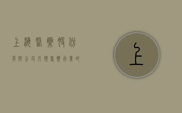 上海医药股份有限公司，引领医药行业的新篇章