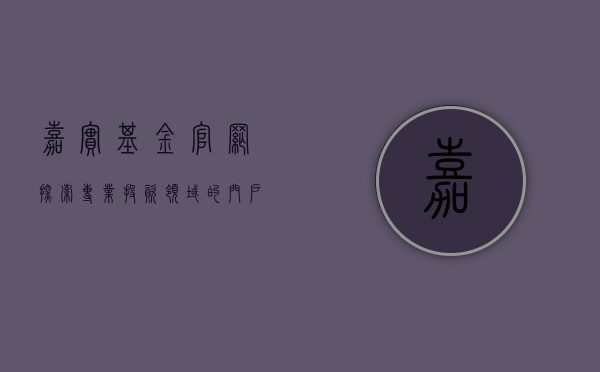 嘉实基金官网，探索专业投资领域的门户