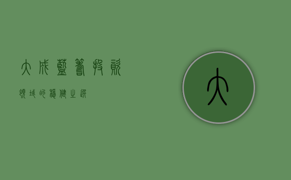 大成蓝筹，投资领域的稳健之选