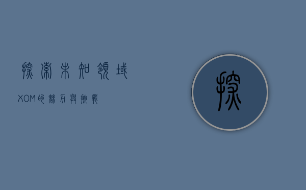 探索未知领域，XOM的魅力与挑战