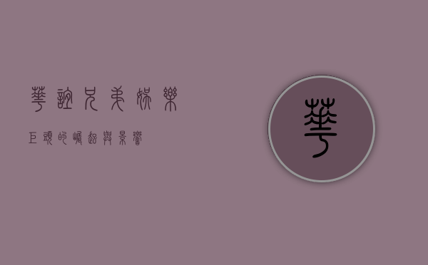 华谊兄弟，娱乐巨头的崛起与影响